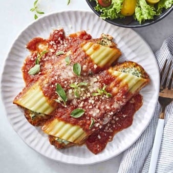 Baked Manicotti.