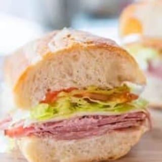 Salami & Cheese Sandwich