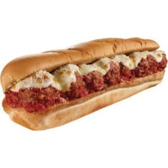 Meatball Parmigiana Sandwich.