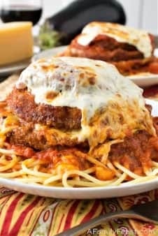 Eggplant Parmigiana Dinner.