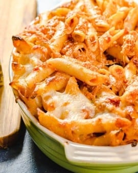 Baked Ziti Sorrentino.