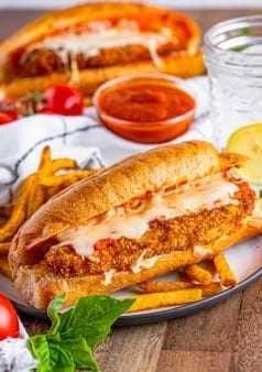 Chicken Parmigiana Sandwich.