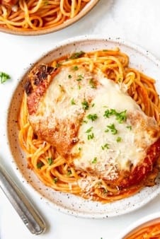 Chicken Parmigiana Dinner.