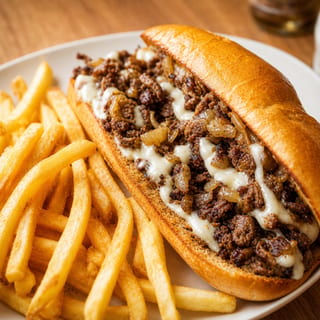 Philly Cheesesteak Sandwich
