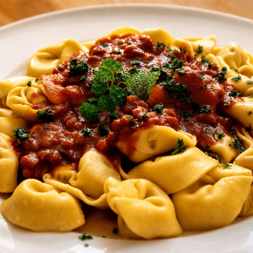 Baked Tortellini.